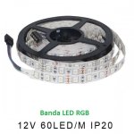 Banda LED 5050 60 SMD RGB Interior